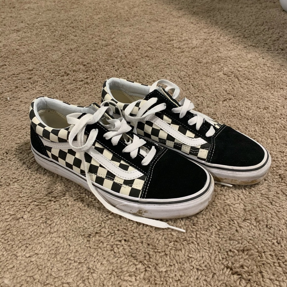 Checkered Vans